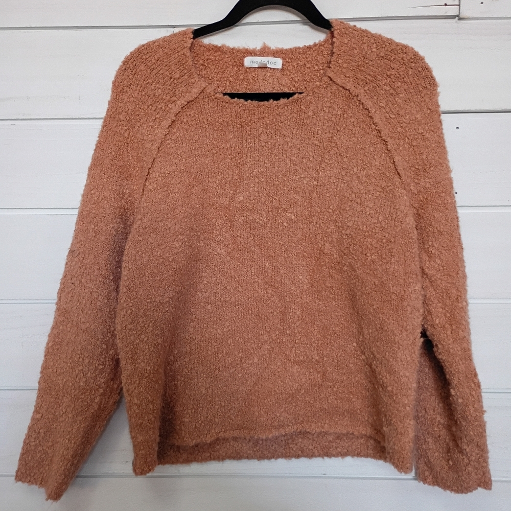 Mododoc Cozy Women's Sweater in Soft Tan